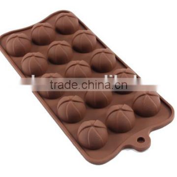 FDA/LFGB/SGS approved eco-friendly ball shape silicone chocolate mold