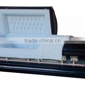 China manufacturers funeral metal caskets and coffins