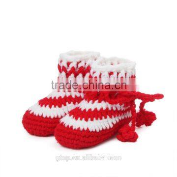 Fashion shoe China wholesale crochet knitting crochet baby shoes S-8