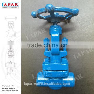 LAPAR Manual Globe Valve PN16 with Handwheel, Socket Welded