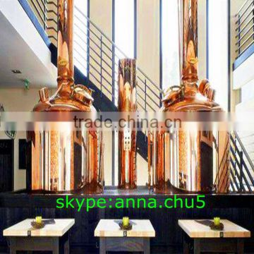 1000l Red copper beer brewing equipment