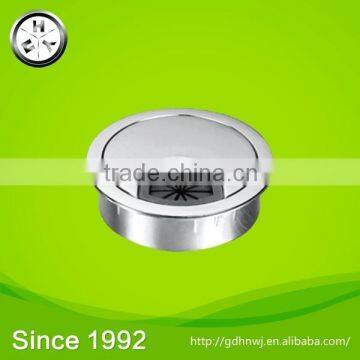 Sales Network Throughout the World Zinc Alloy Wire Box Cable Grommet for Computer Desk (CG1211)