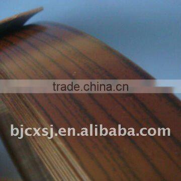 Most popular wood grain pvc edge banding tape