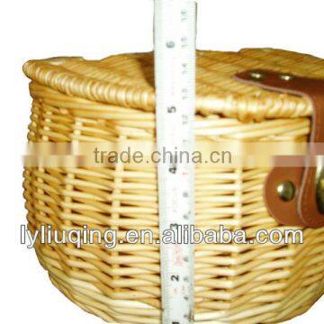 Wicker Fishing Creel Basket Willow Fishing Basket