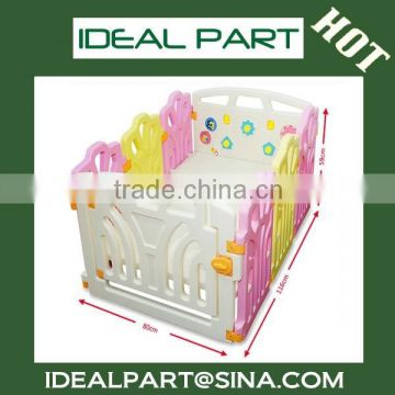 Plastic folded kids bed