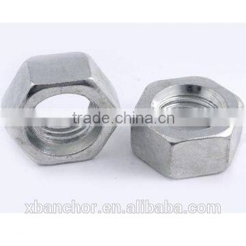 din934 4.8grade nut M16 with zinc palted fastener made in hebei handan