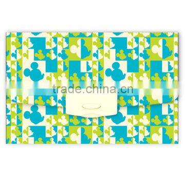 MINI Four Patterns Pocket Expanding File Office Supplies Stationery Products File Folder pp Organ File photo-4