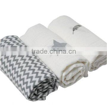 Baby Cotton Muslin Swaddle Blanket Cotton Muslin Swaddle Blanket photo-3