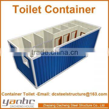 Prefabricated Modern Modular Sanitary Container with Bathroom Toilet Shower