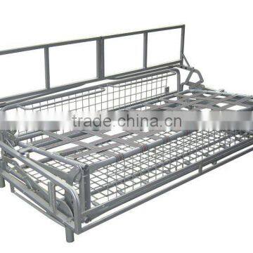 floding bed frame metal & wood F515