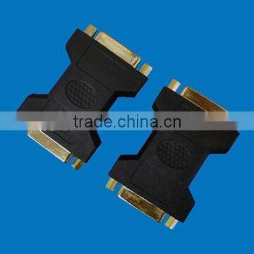 Professional manufacturer of dvi 24+1p female to female adapter