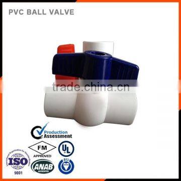 handle plastic pvc ball valve for supply water