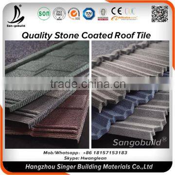 Low Price Natural Stone Coated Roof Tiles Type of Roofing Sheets Building Steel Sheet Metal photo-6