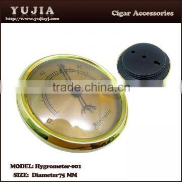 YuJia cigar 75mm big cigar hygrometer for humidor