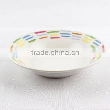 Factory Processing Custom Round Porcelain Soup Plate photo-3