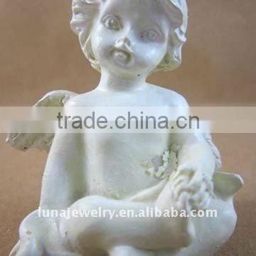 resin sleeping angel with wings,little baby figurines