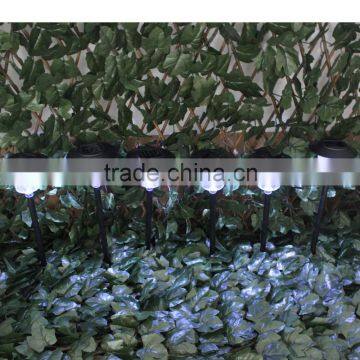 6 piece set solar led landscape path light for garden