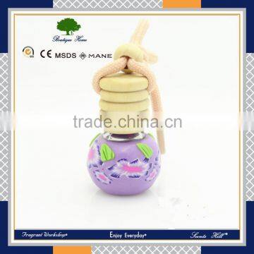 Long-lasting Fragrance Round Shape Aroma Hanging Car Perfume For Promotion