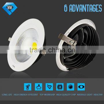 aluminium material led downlight cob