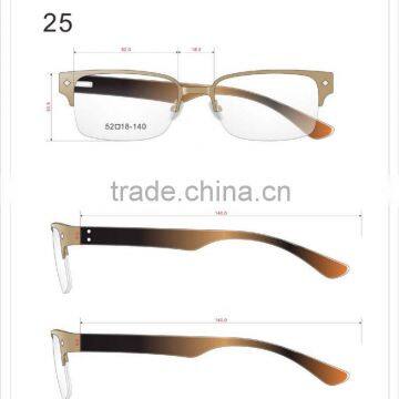 Fashion optical frame,high quality glasses,mens glasses frame,double color glasses