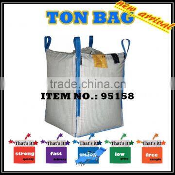 100% pp woven sack bag, polypropylene waterproof big bag, FIBC conductive bag