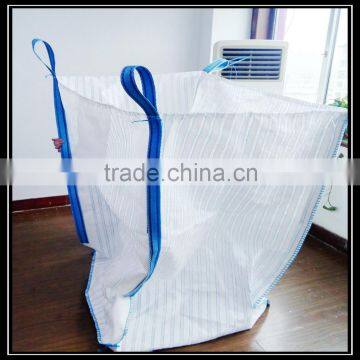 100% pp woven breathable FIBC ton bag for firewood