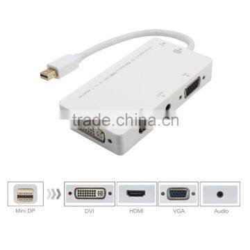 Mini DP to VGA /DVI and HD MI with Audio Adapter