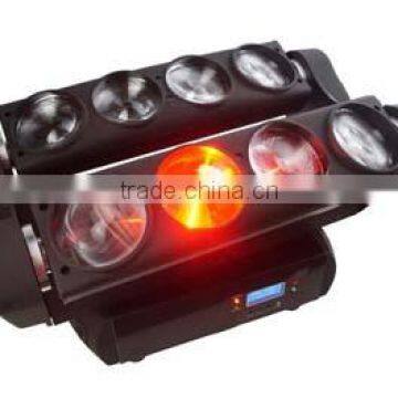 Newest Designs Pro Disco LED Beam Moving Head Spider Light 8PCS 12W RGBW 4in1 photo-5