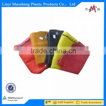 mesh bag/net with drawstring packing for vegetable,fruit,firewood made in china