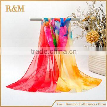 Best Selling Custom Design Large Square Silk Scarf Wholesale photo-4