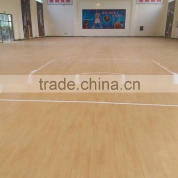 golden supplier pvc sports flooring for basketball court