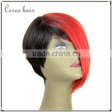 ST/RED Brazilian Wigs Fashional Short Huamn Hair Wigs photo-5