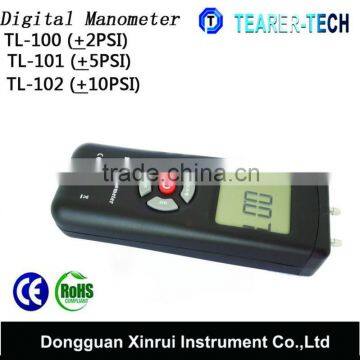 Professional Digital Differential Air Pressure Manometer Gauge TL-102 (10PSI)