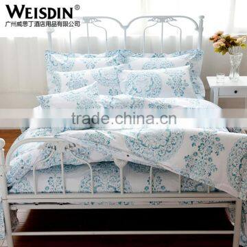 Wholesale 4PCS 100% Cotton Home Flower Printed Style Bed Linen