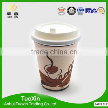 Different Size Printed Paper Cups With Lid 16oz photo-2