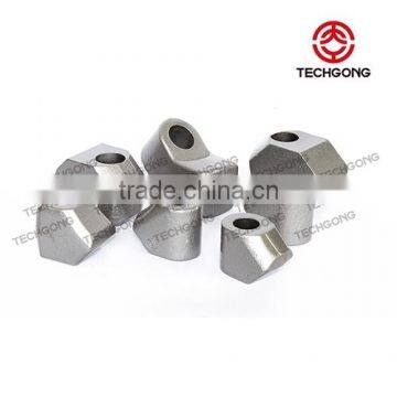 Round shank tungsten carbide tooth block bit holder techgong