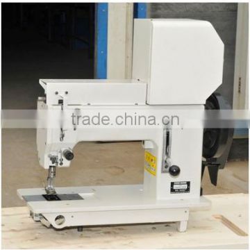 Single/double needle thick materail pattern sewing machine