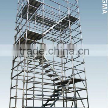 hot dip galvanzied metal step ladder scaffolding building construction