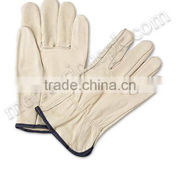 Cow Leather Safety Driver Gloves