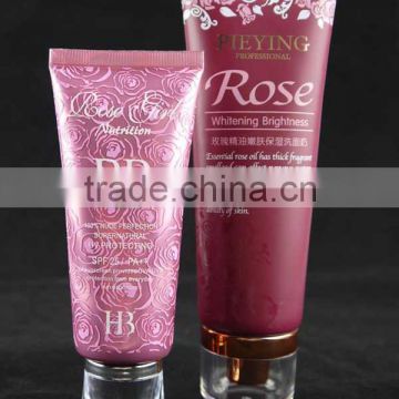 100ml plastic tube for cosmetic with acrylic cap