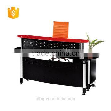 PT-P005 New design modern glass reception table with best price