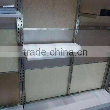 DIY Stainless Steel Risplay Rack ,Wall Mounted With MDF Back Panel photo-5