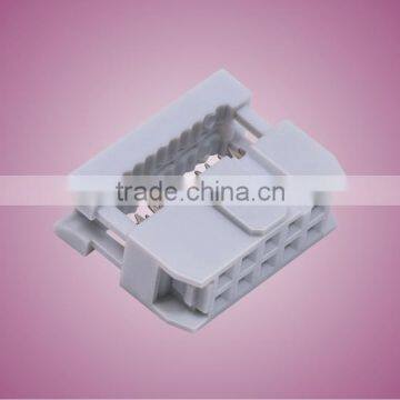 2.54MM Pitch IDC electric connectors with or without strain relief Factory made