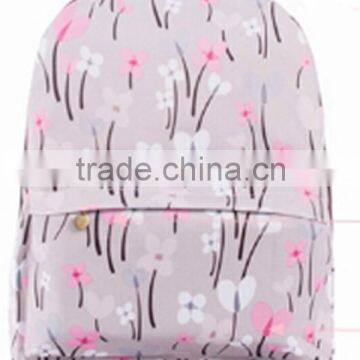 New arrival waterproof backpack fashion printing flower backpack school bags