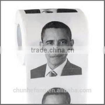 Mix wood pulp custom design printed toilet paper tissue