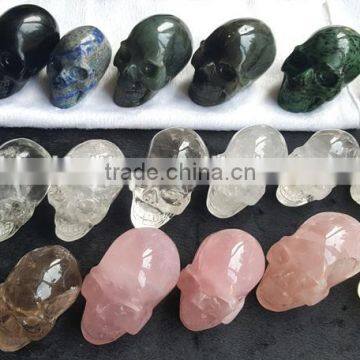 Wholesale Natural Quartz Crystal Skull Carved Crystal Skull for Sale