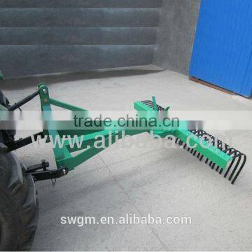 High quality Tractor rear 3-point hitch type Landscape Rake for sale