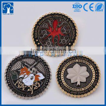 YAZS Metals Factory Custom Antique Gold Silver Military Metal Souvenir Coin Quality Choice photo-4