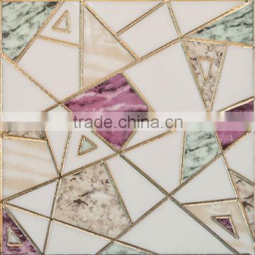 Purple Hand Made indoor polished crystal tile 300x300