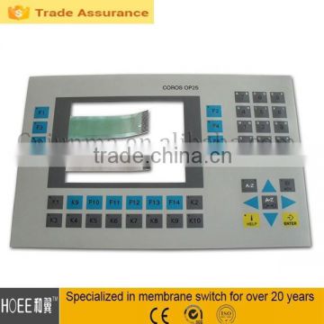 Best quality and flat telecommunication equipment tactile waterproof touch screen keyboard membrane switch keypad